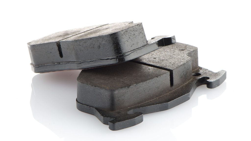 Brake pads are made of metal