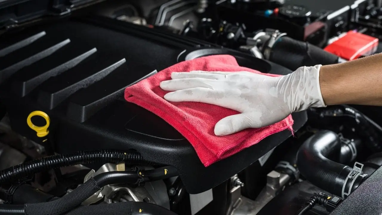 how to clean engine bay